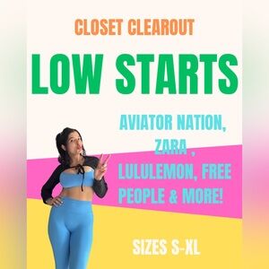 CLOSET CLEAROUT- Please Watch Show For Details